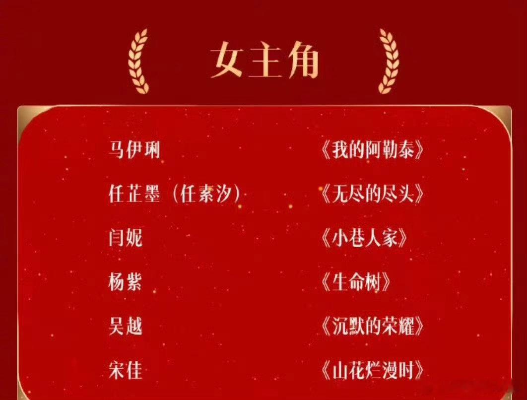 杨紫又凭《生命树》提名金鹰奖最佳女主角 