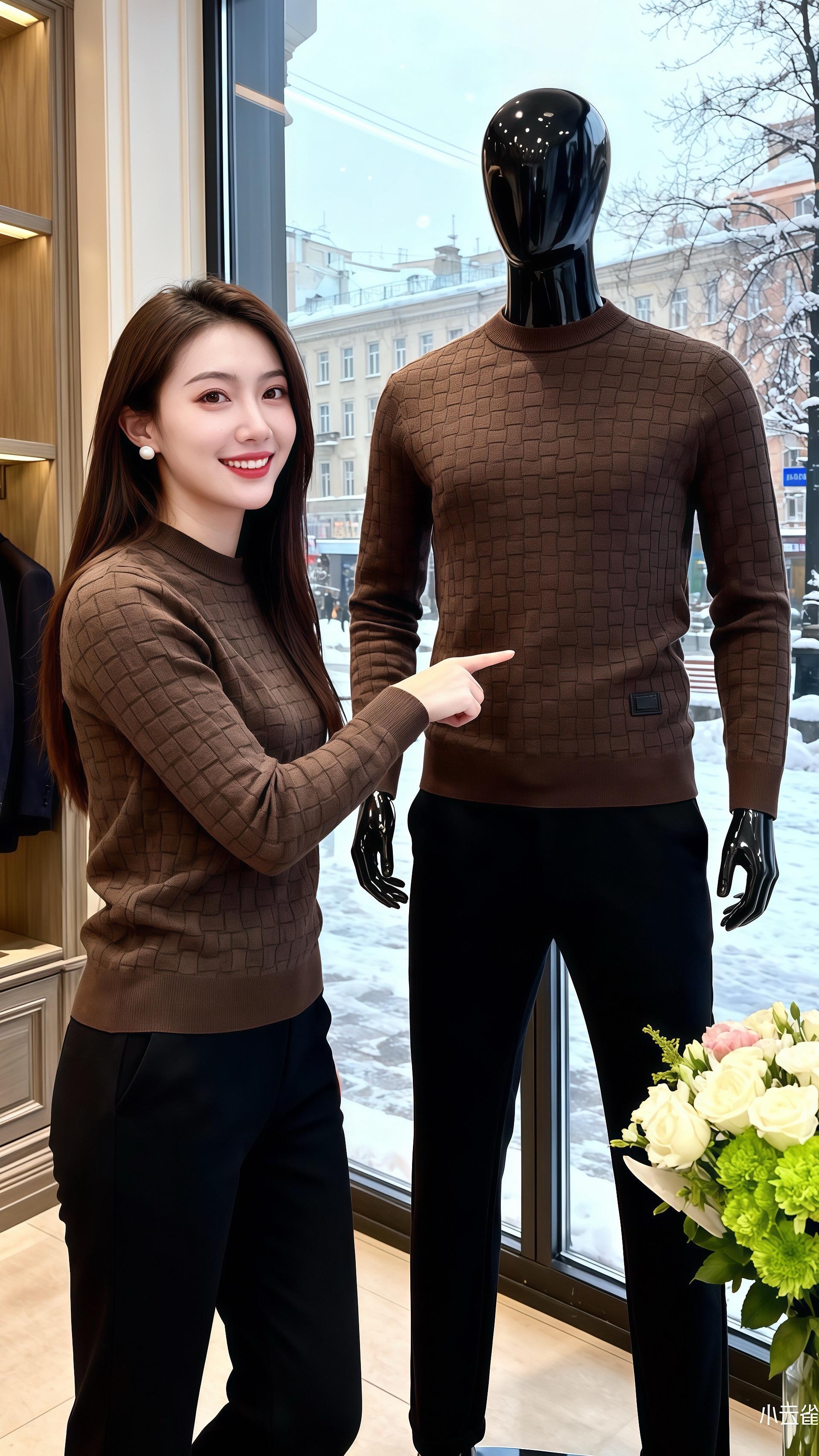 咖格雪暮  北城的雪融着落日的橘光，皓明推开咖啡店的门，一眼就看见许妍...