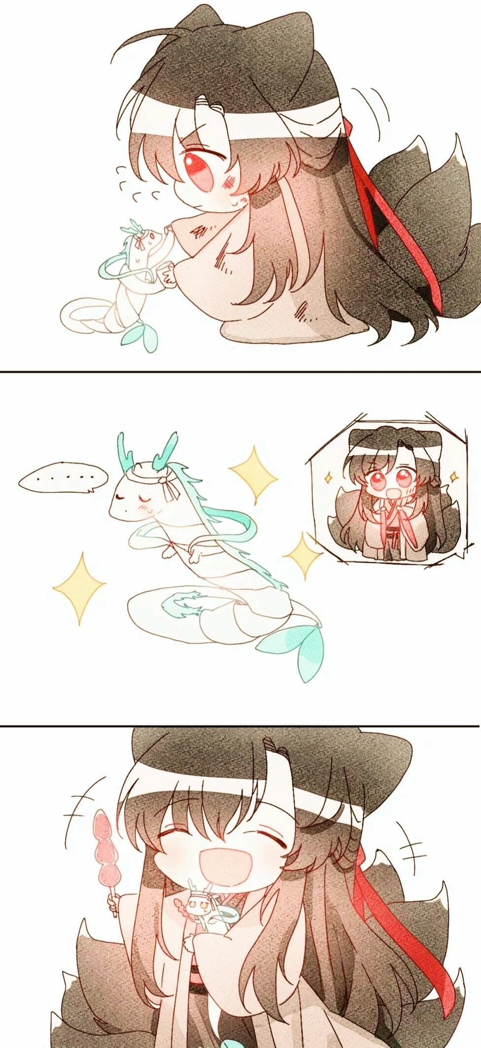 狐狸羡和他养的小龙叽cr.ddaozhangdetang477魔道祖师忘羡