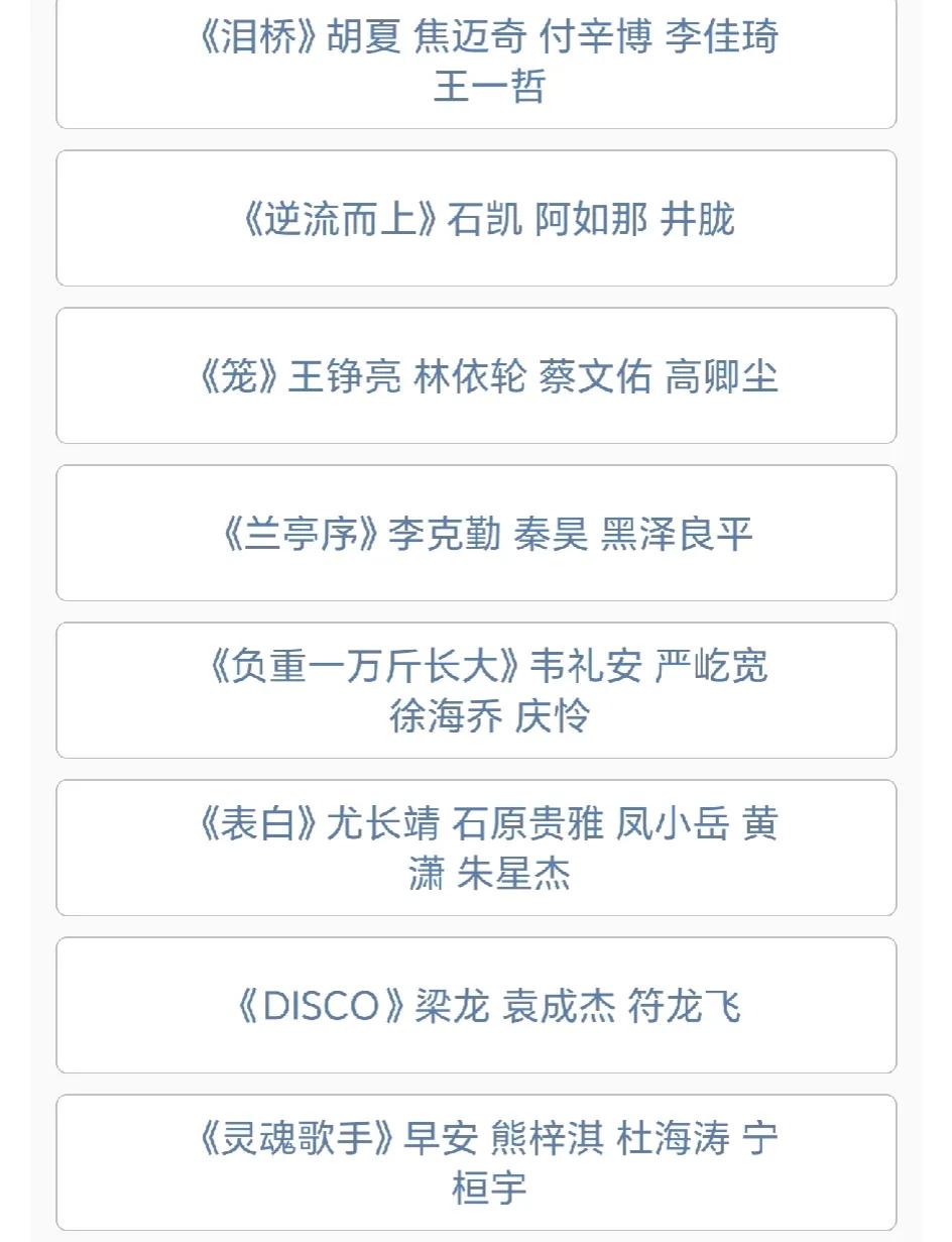 披荆斩棘的哥哥二公录制完毕，淘汰两人均出自弟弟组！
二公淘汰了两名弟弟，熊梓淇，