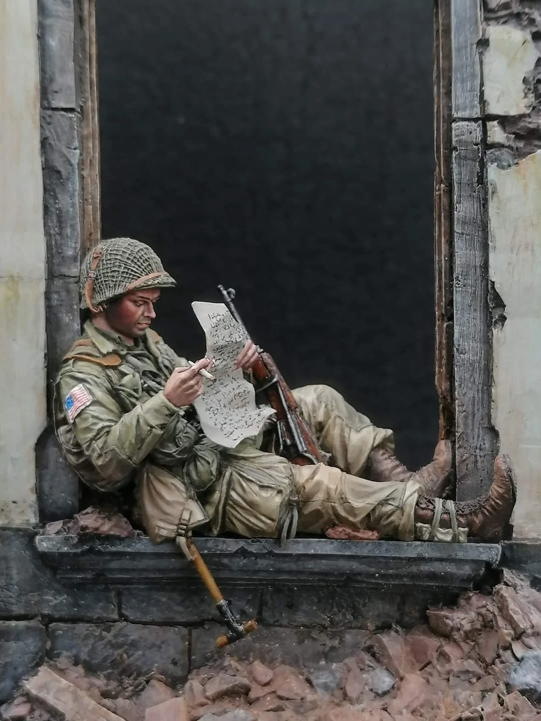 1944年诺曼底，家中的来信。