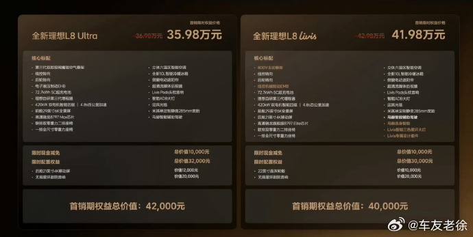 全新理想L8正式上市｜35.98万起五座旗舰来了全新理想L8直接从六座改成大五座