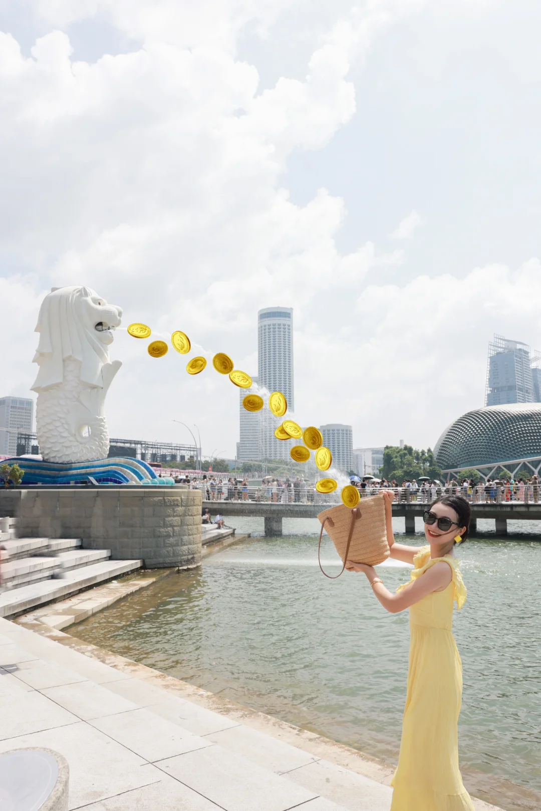 来新加坡旅游不能错过的一个拍照动作