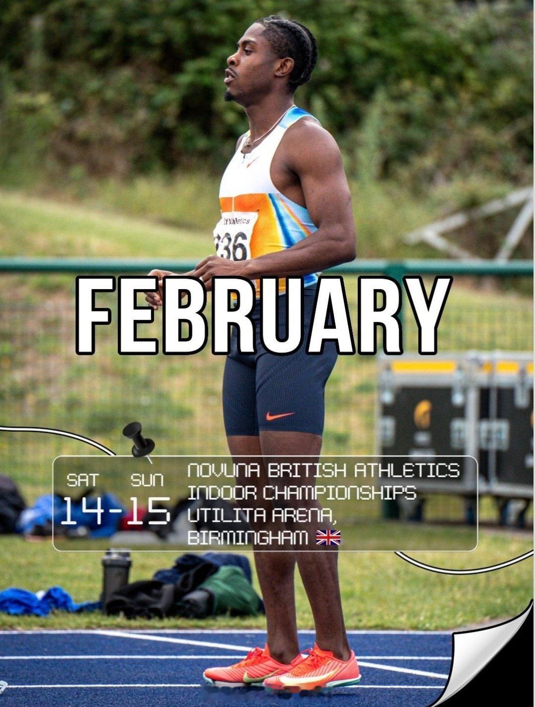 室内世锦赛60米卫冕冠军🇬🇧阿祖的室内比赛安排首秀已完成：网页链接田径说一哈