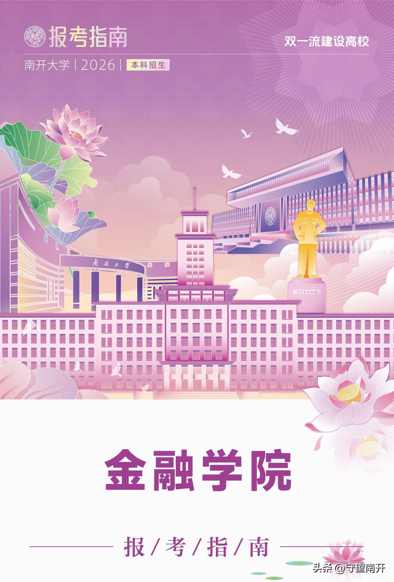 南开大学金融学院热忱欢迎广大优秀学子前来求学。
学院按金融学大类招生，开设了以下