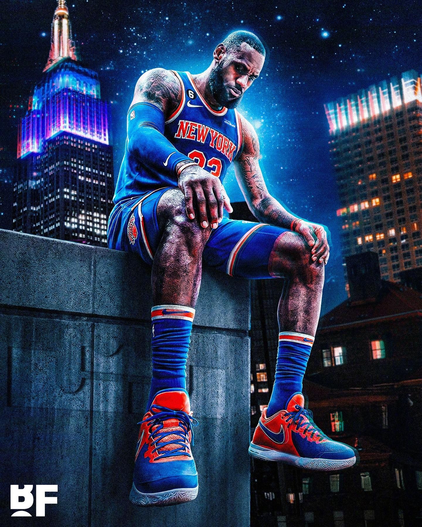 记者Eric Pincus：如果詹姆斯今夏选择加盟新球队，尼克斯被认为是“对他有