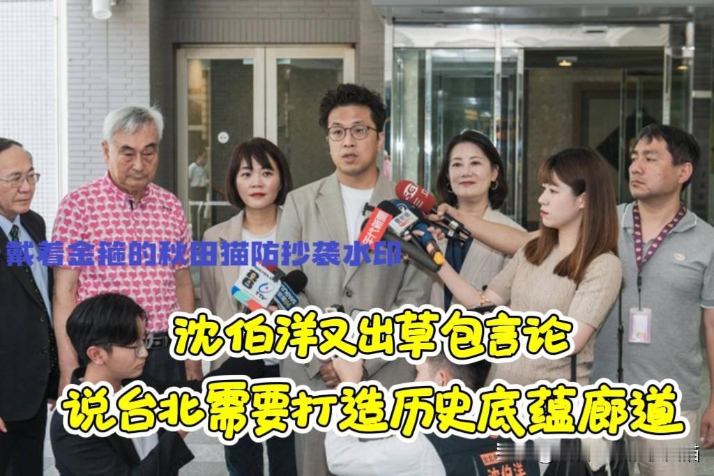 又出“草包”言论现洋相！
沈伯洋批评台北不能只有101和故宫，还要有更多具备历史