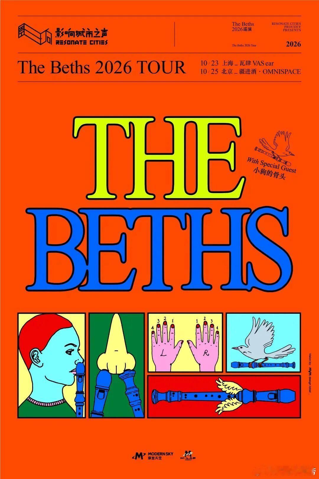 The Beths 2026巡演：上海、北京专场官宣 ​​​