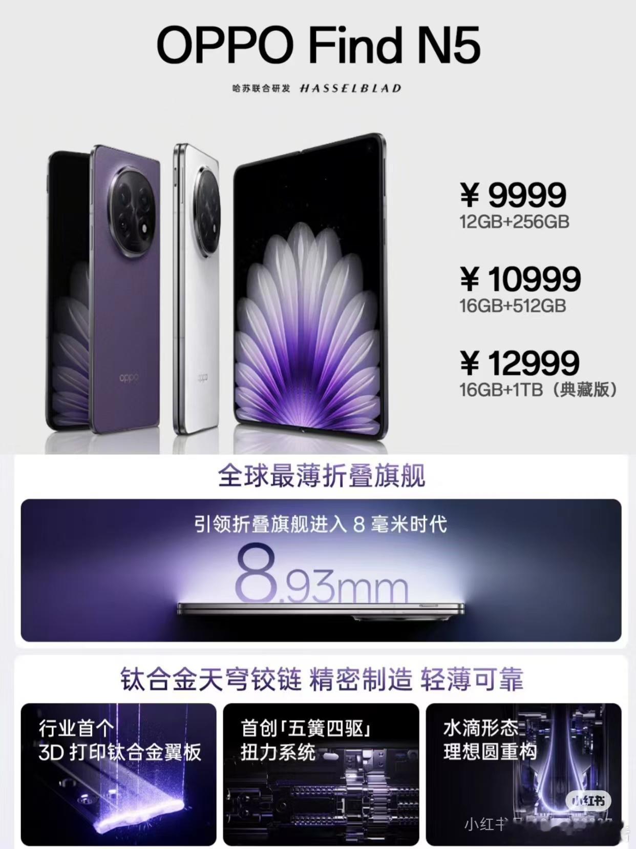 OPPO Find N5售价烟雾弹来了，我感觉应该比这便宜！ 