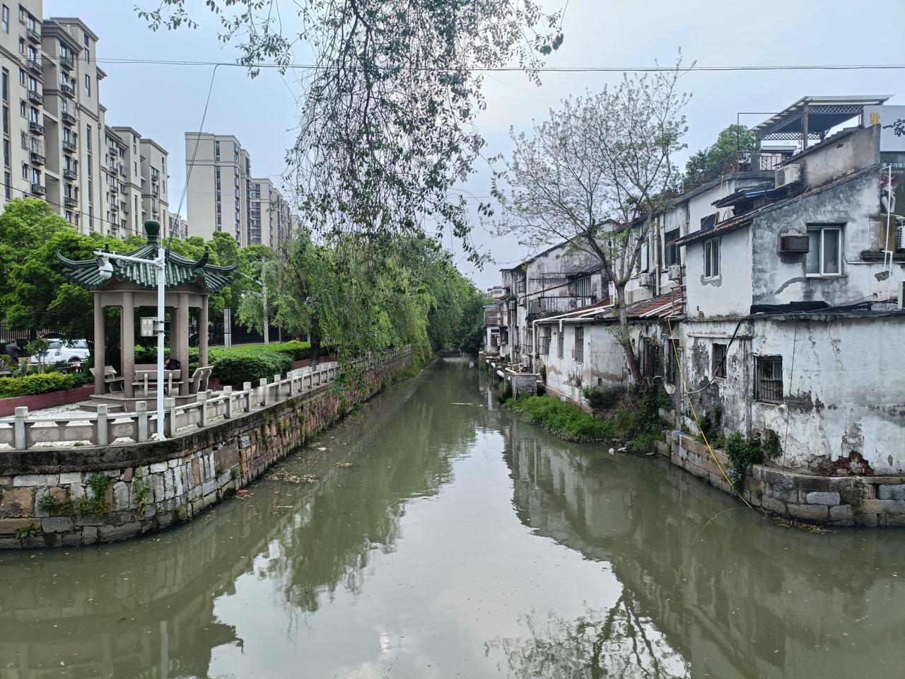 随手拍小城河边景