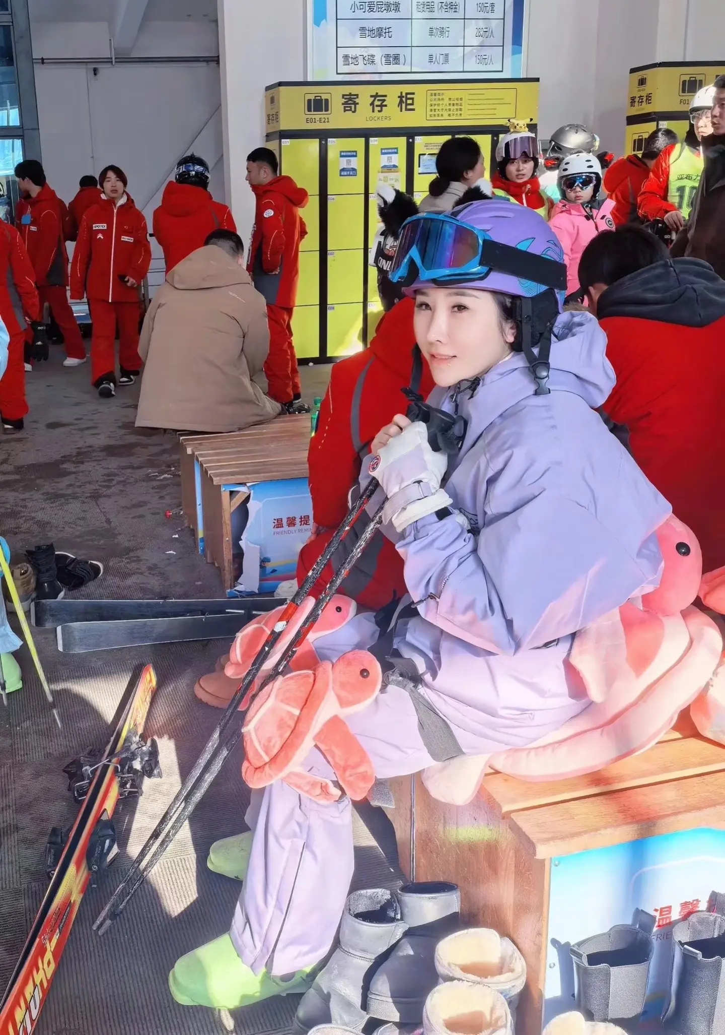 第一次学滑雪🏂🏻