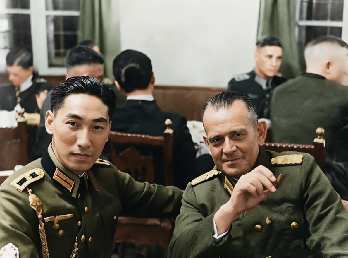 中国面孔，德军制服。这张充满时代错位感的合影背后，是蒋纬国一段鲜为人知的早年经历