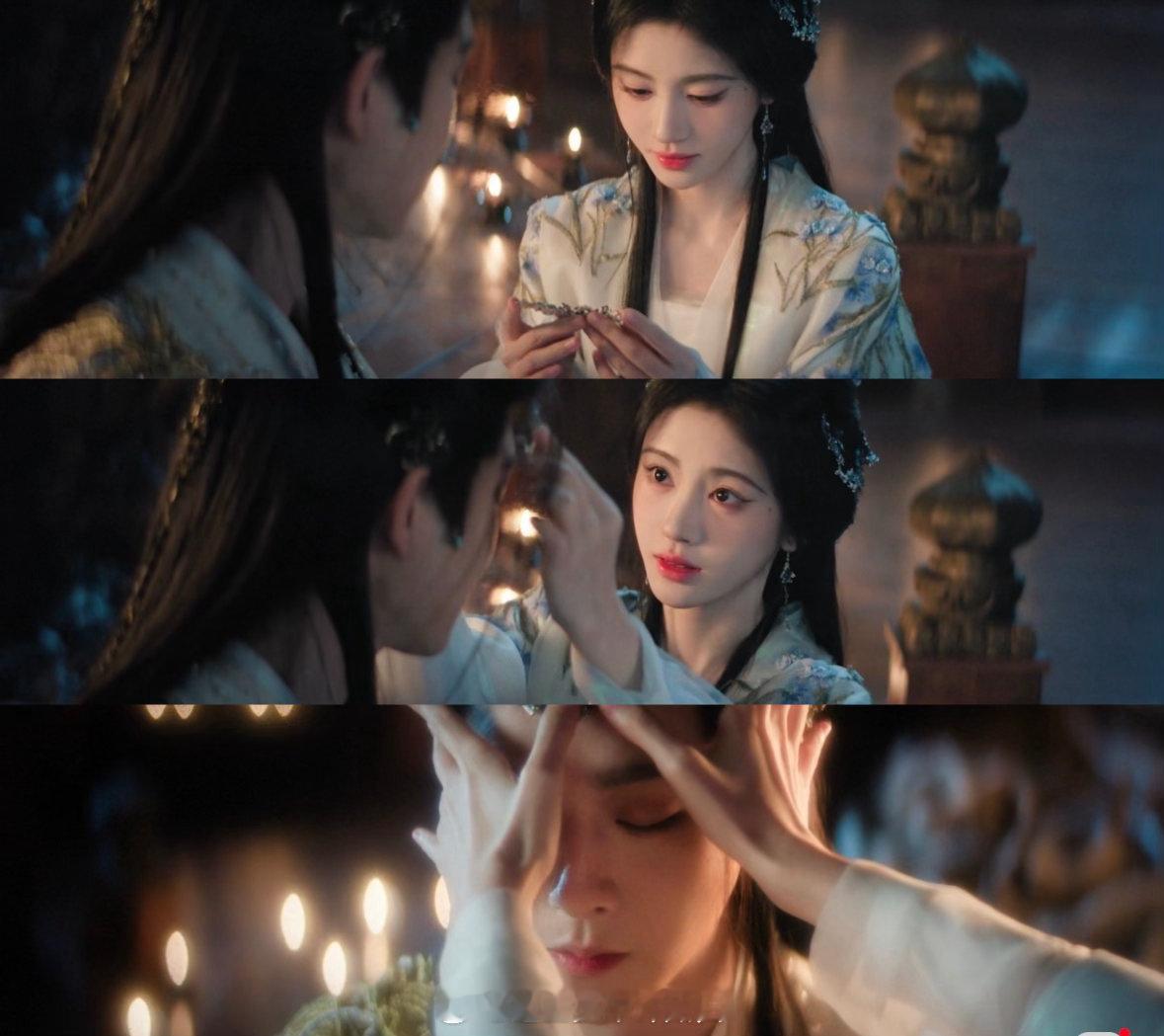 露芜衣寄灵互送定情信物那她就是我一个人的月亮 露芜衣说：“以后想我了就拍拍它，我