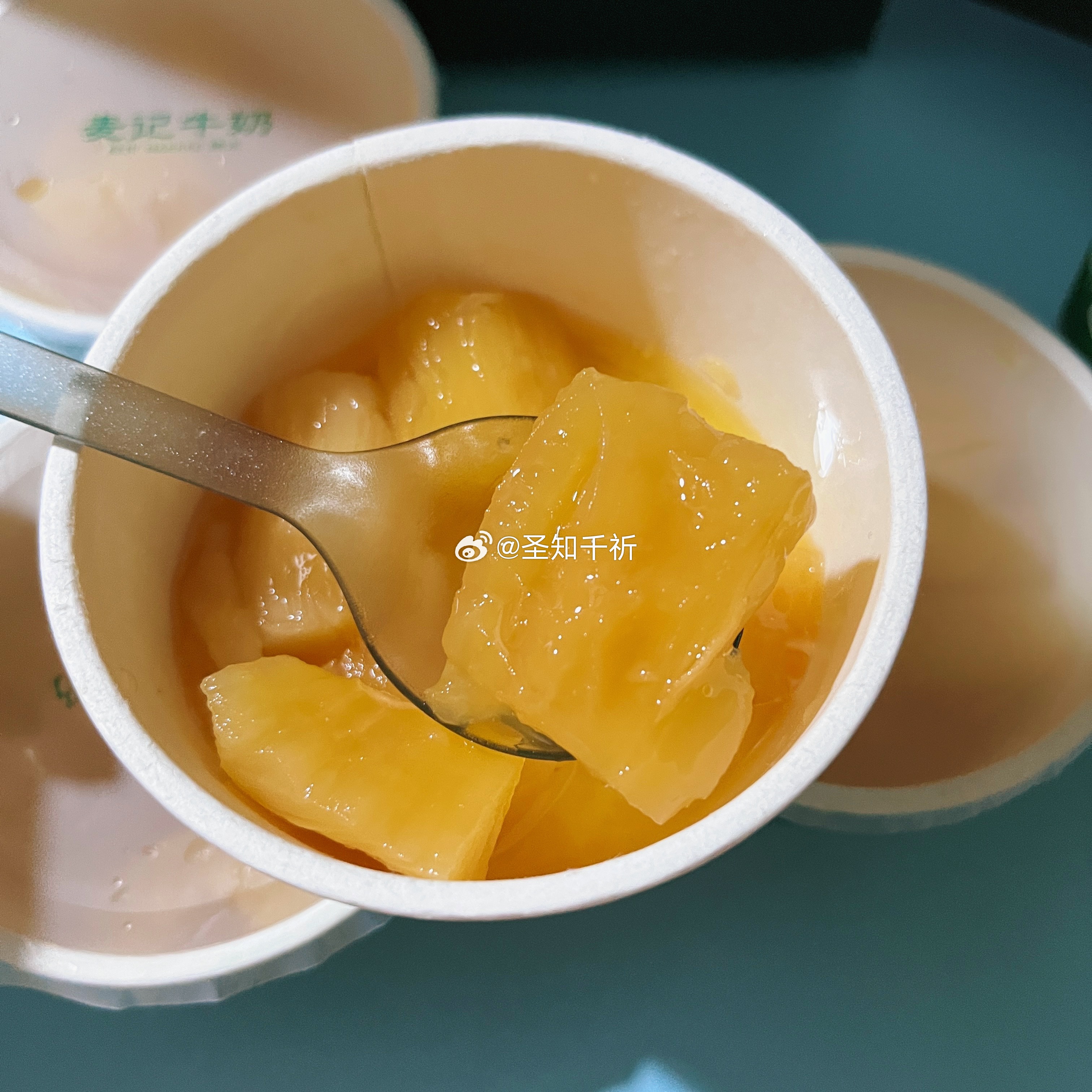 为了木薯点的外卖……结果点了4份木薯小料……好吃鼠啦！！ 