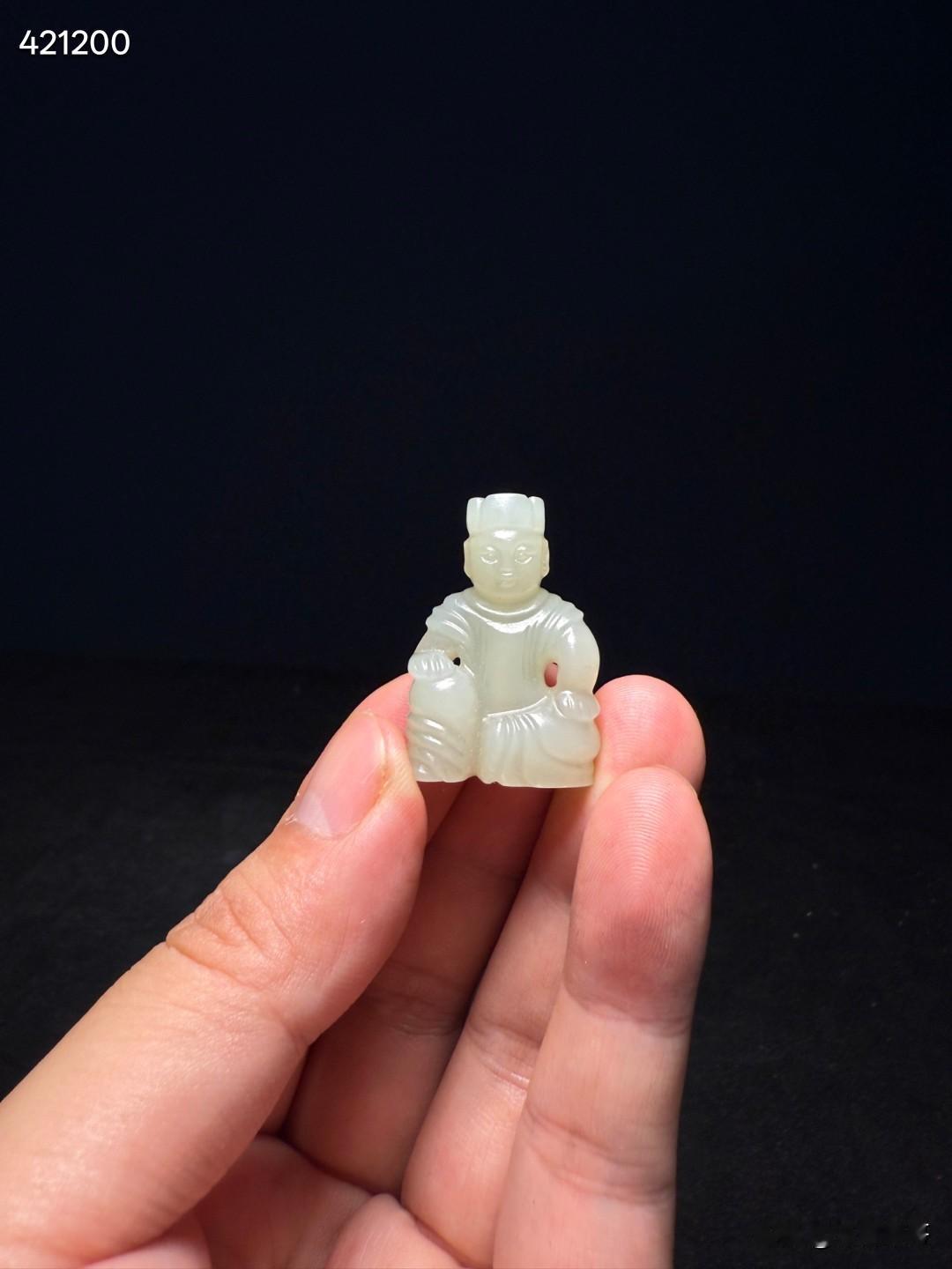 明清籽料玉佛
