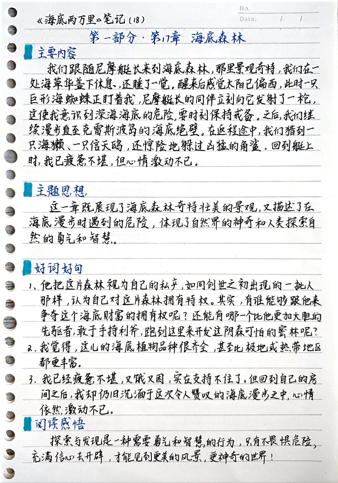 《海底两万里》笔记18：第一部分第17章