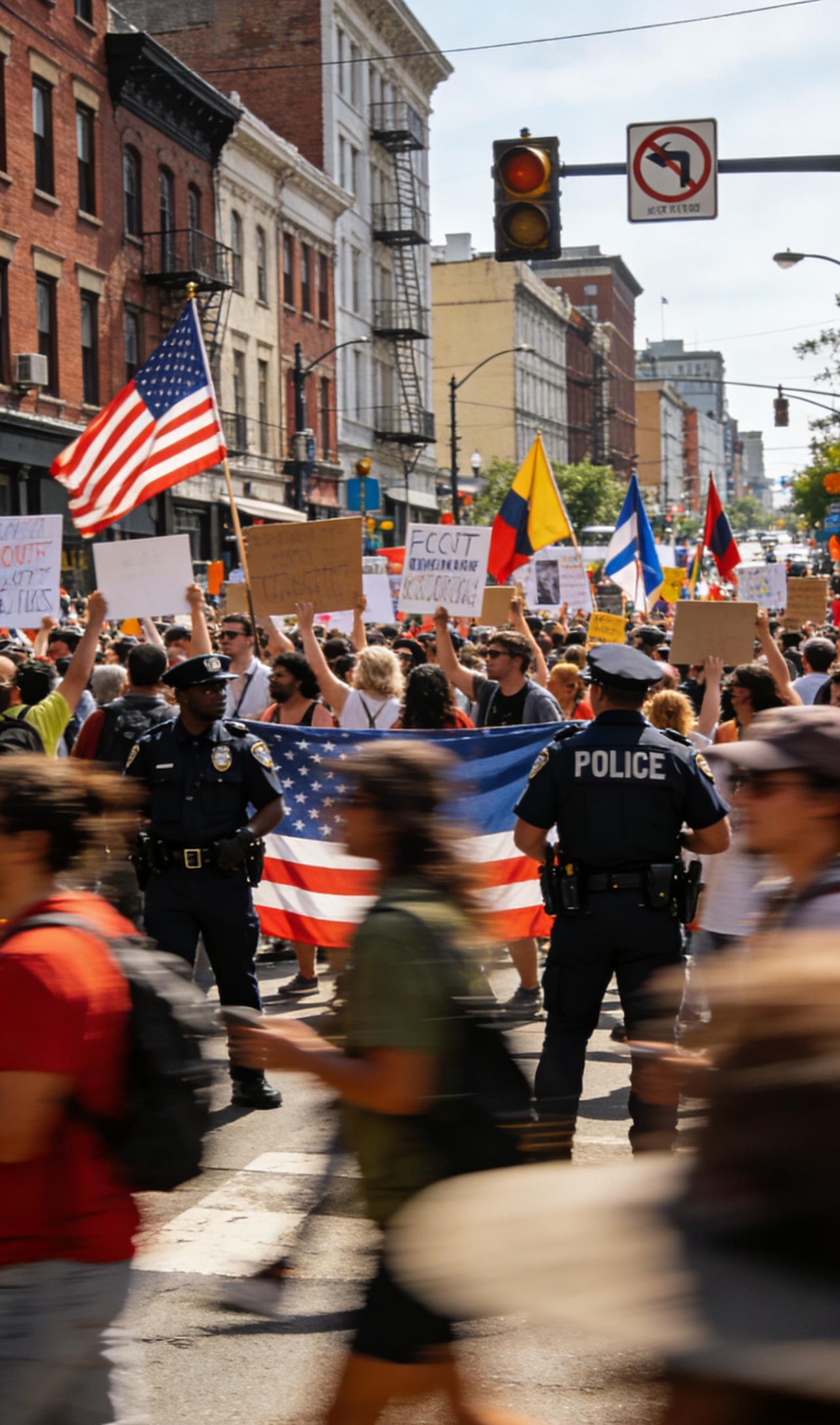 🔥全美抗议潮！超900万人上街，特朗普支持率暴跌，美国正在撕裂？
 
 美国这
