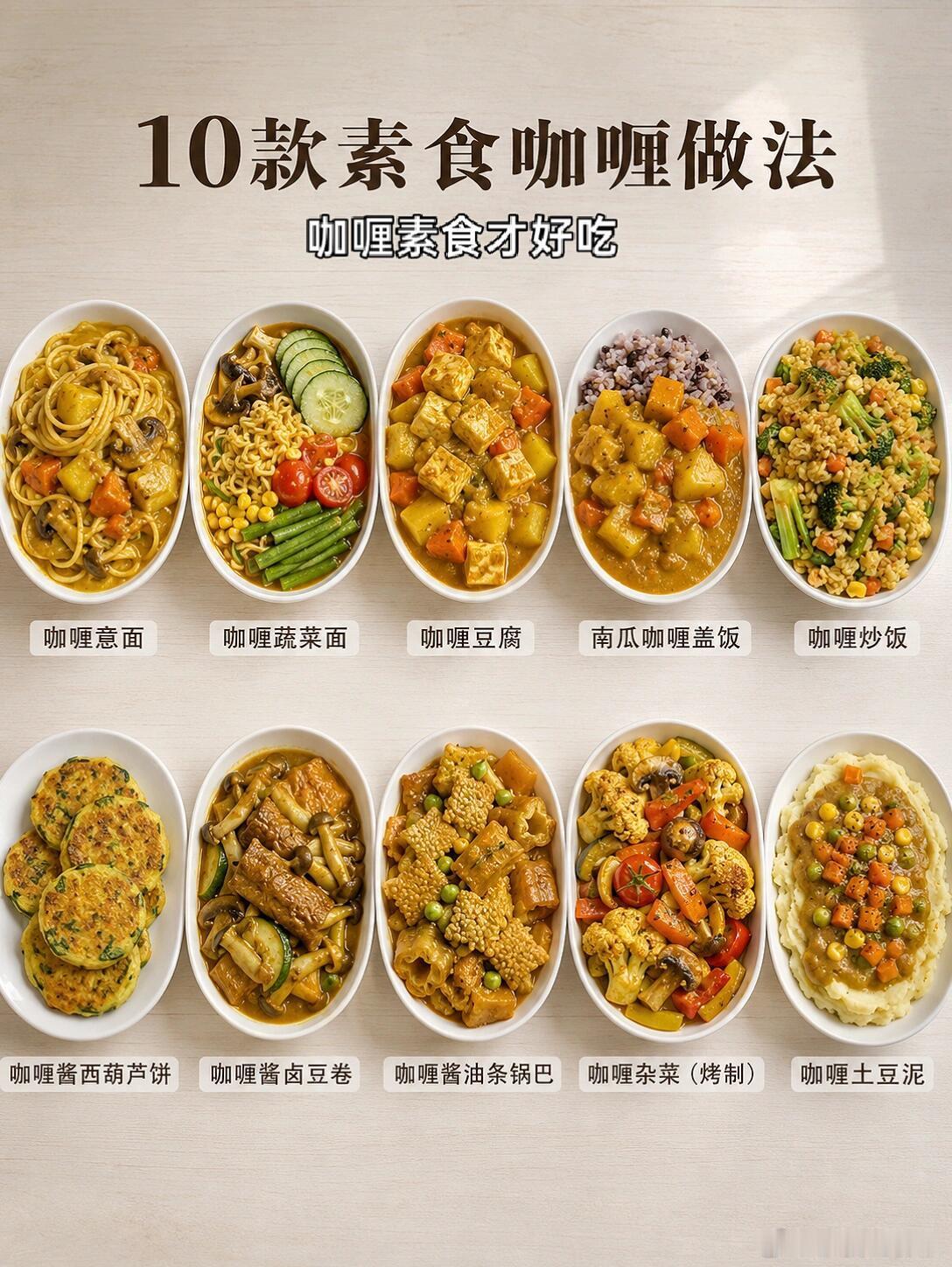 分享10款素食咖喱料理，每一款都很适合懒人 