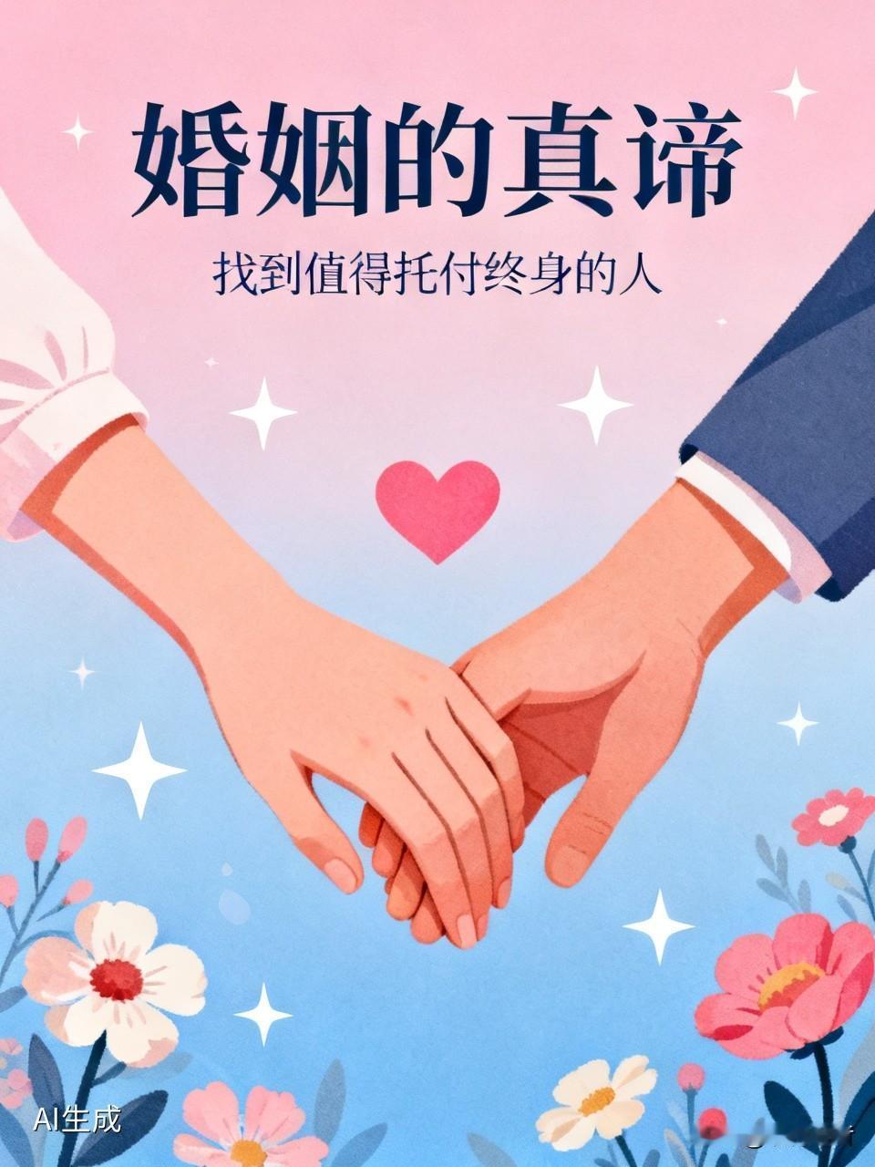 婚姻的真谛在于找到值得托付终身的人——一个你真心爱慕，也全心全意爱着你的人。若能