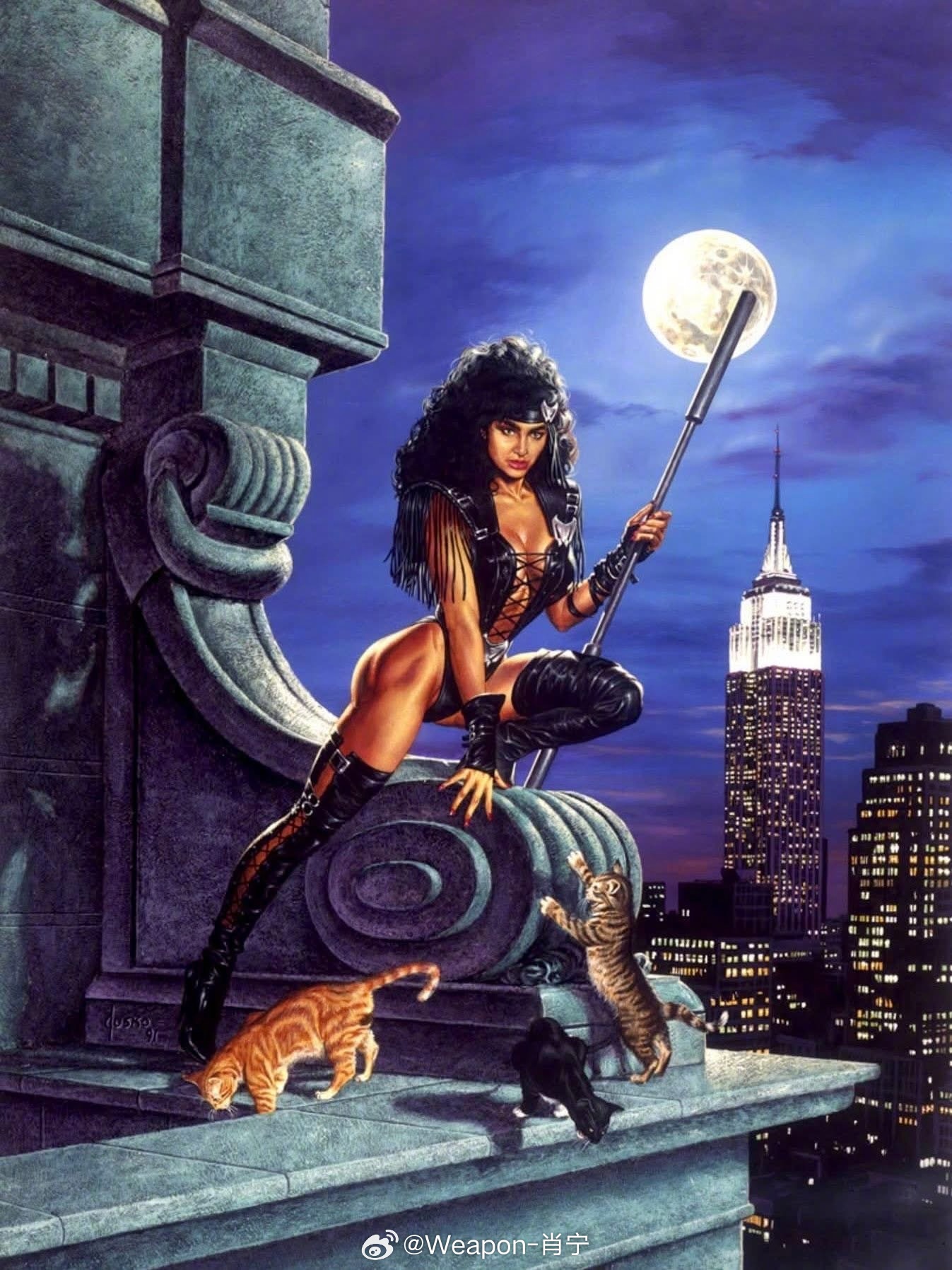 兵器影像 乔·朱斯科（1959年生）是美国插画大师，堪称漫画界绘画美学的核心人物