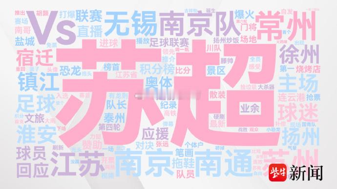 全运会苏超入选2025热搜十大事件 2025年的苏超在中国体育史上绝对是空前的，