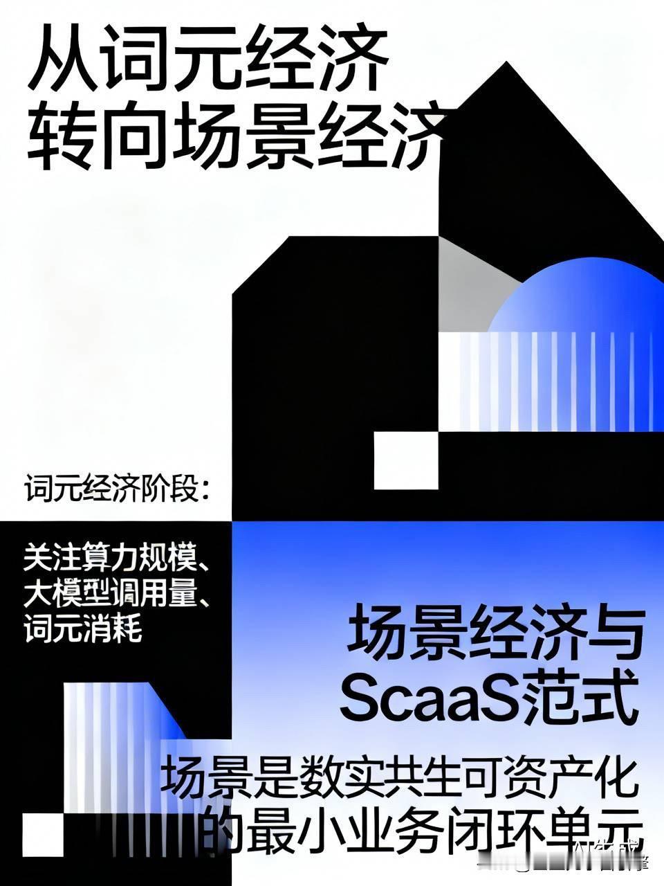 从词元经济转向场景经济


当前行业数字化建设普遍处在词元经济阶段，大家更多关注