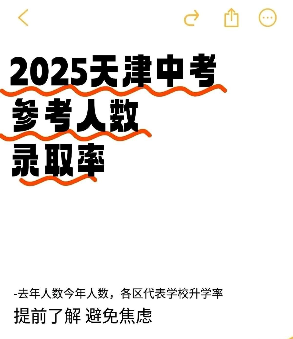 天津中考今年又多了7000多人，总数逼近13万。
和平区的孩子80%多都能上普高