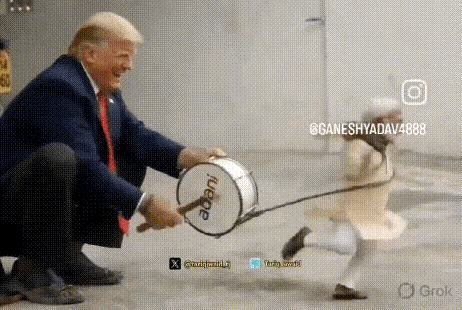 特朗普耍莫迪，这是印度人发到网上的视频哦…… 