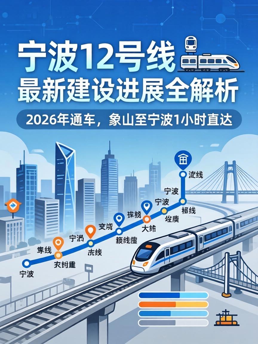 ‌宁波12号线今天（2026年9月22日）10:30刚正式开通，作为国内首条跨海