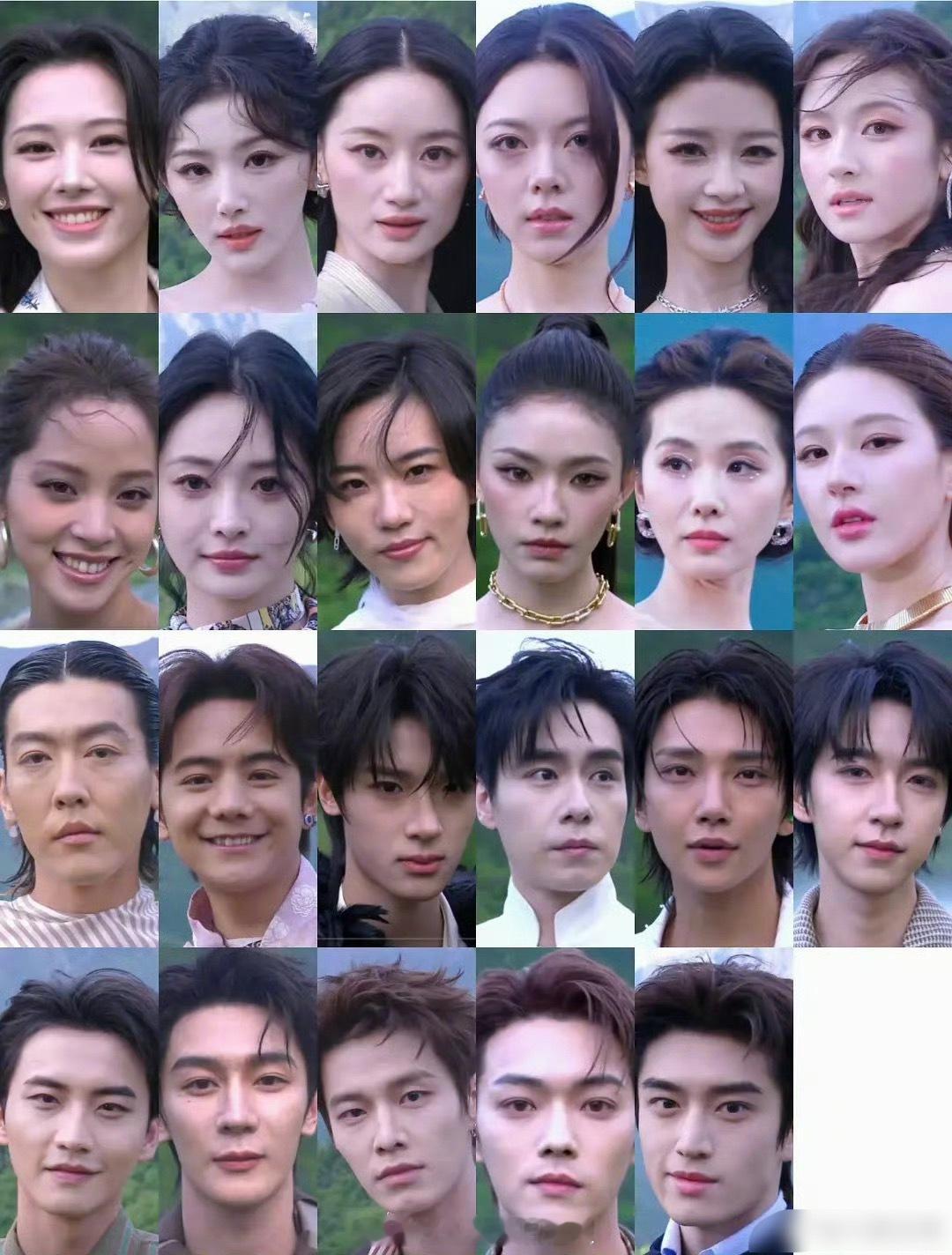 VOGUE活动红毯出席嘉宾怼脸截图，女明星稳定发挥，男明星么…… 