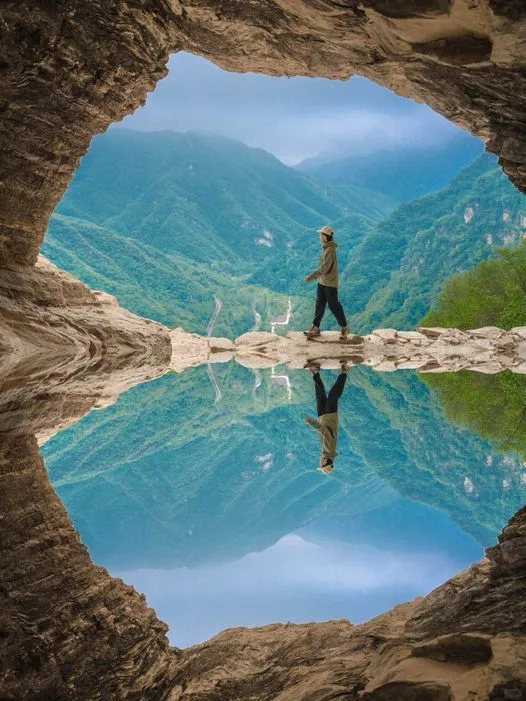 美图欣赏——高山飞瀑 - 四季如春