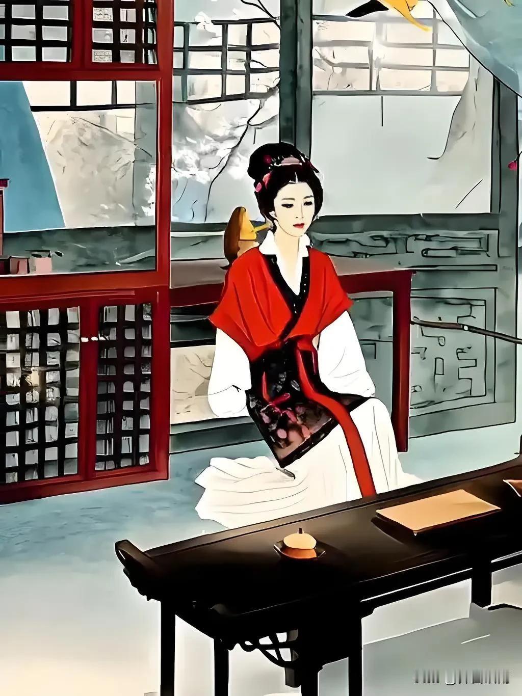 乔话唐诗（136）
刘方平        春怨
纱窗日落渐黄昏，

金屋无人见泪