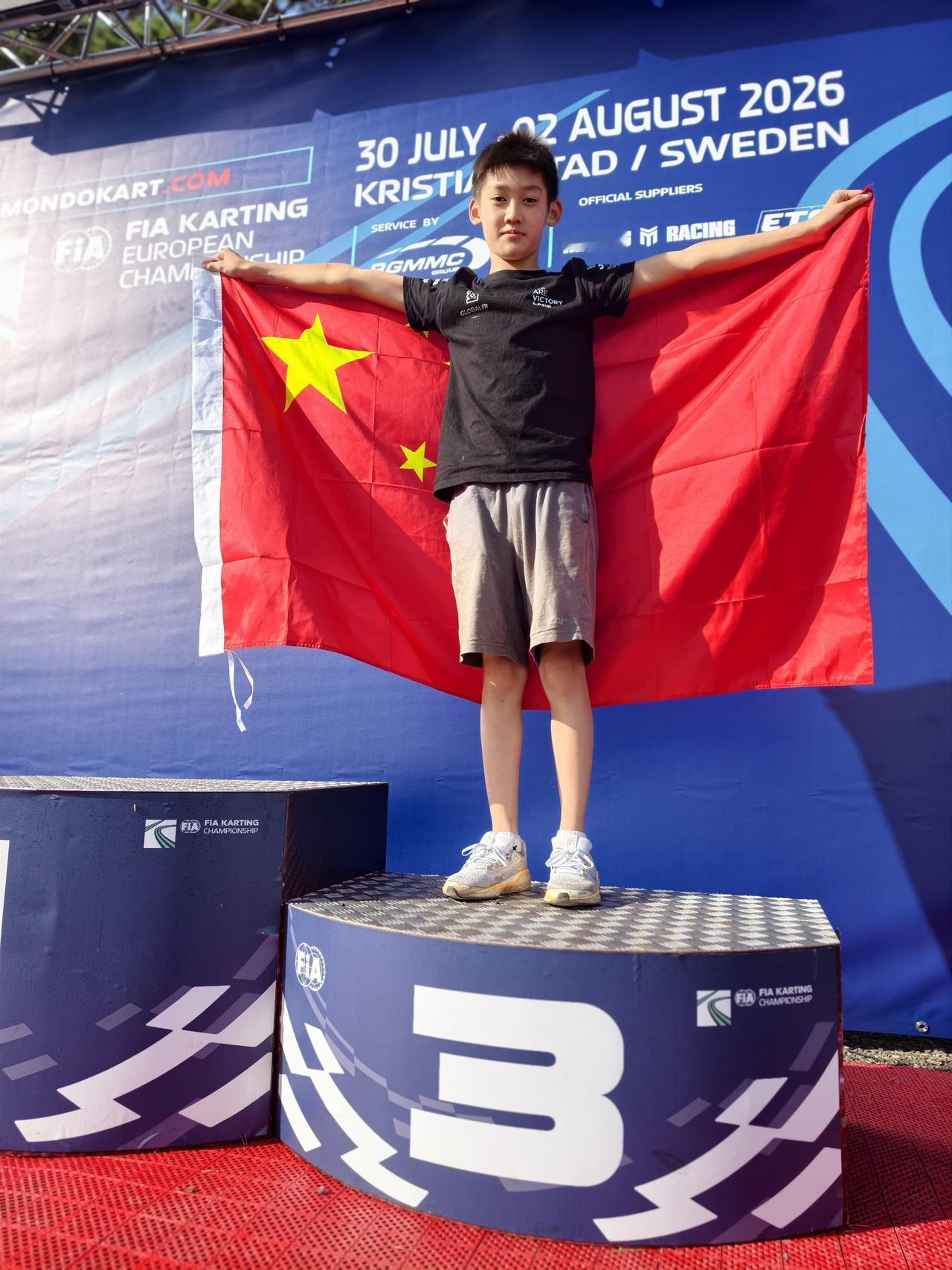 下一步！最高领奖台！奏国歌！@车手朱兆麒 ZHU Zhaoqi