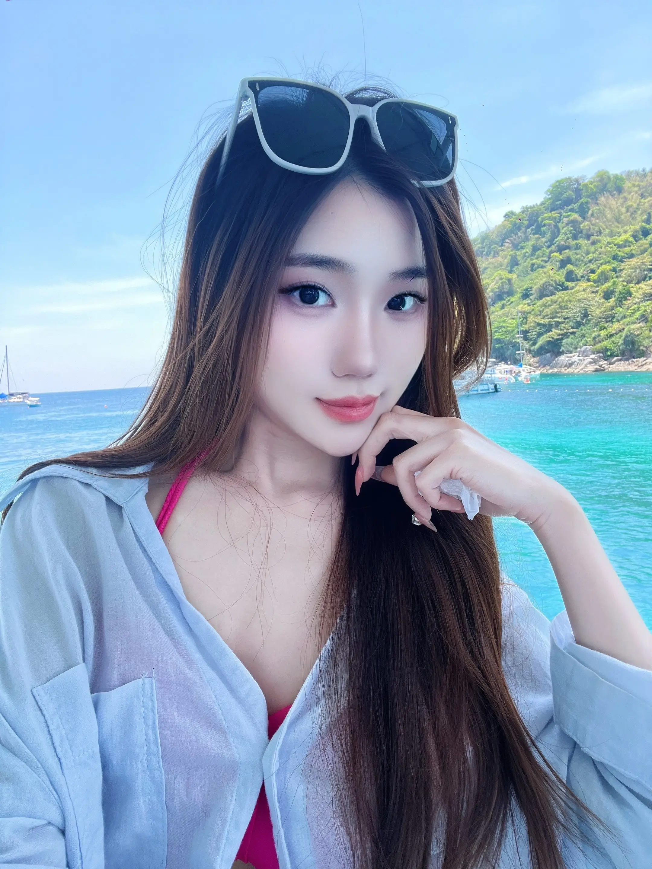 老娘与海     🏖
