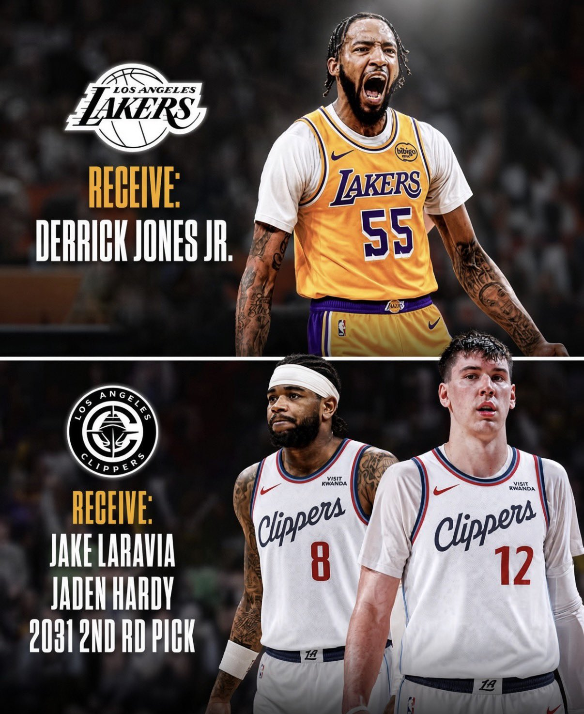 有人模拟了这么一个交易，对湖人来说，靠谱吗？NBA[超话] ​​​