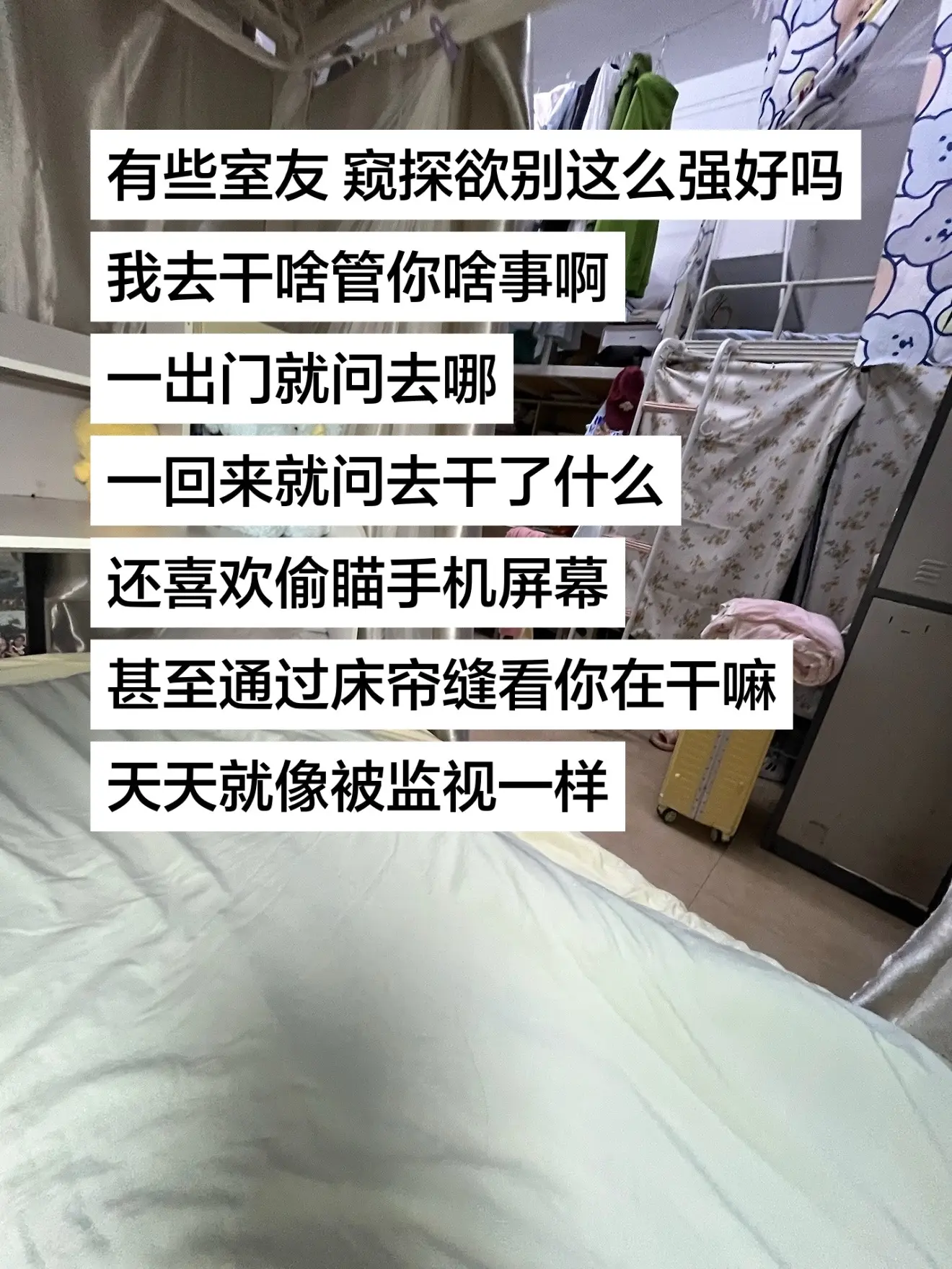 某些室友的窥探欲别那么强好不好。