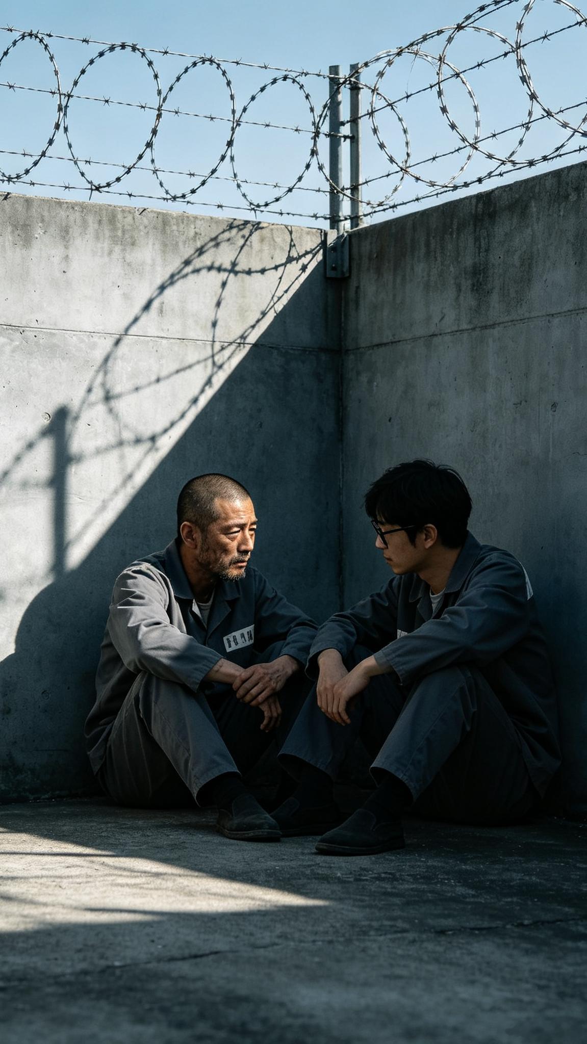 微小说大赛监狱里有两个人相遇了，一个人的身份是老师，一个人身份是学生！学生问老师