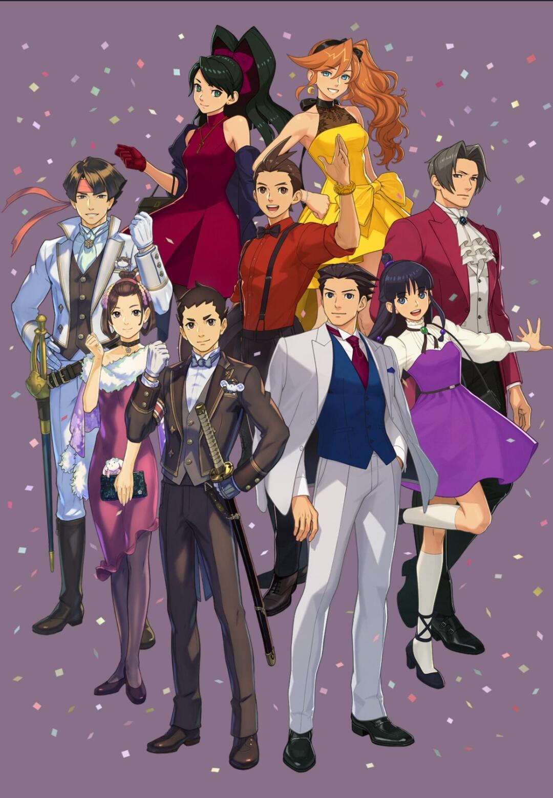 《逆转裁判》25周年新图和新周边（os永远支持大逆三人组） ​​​