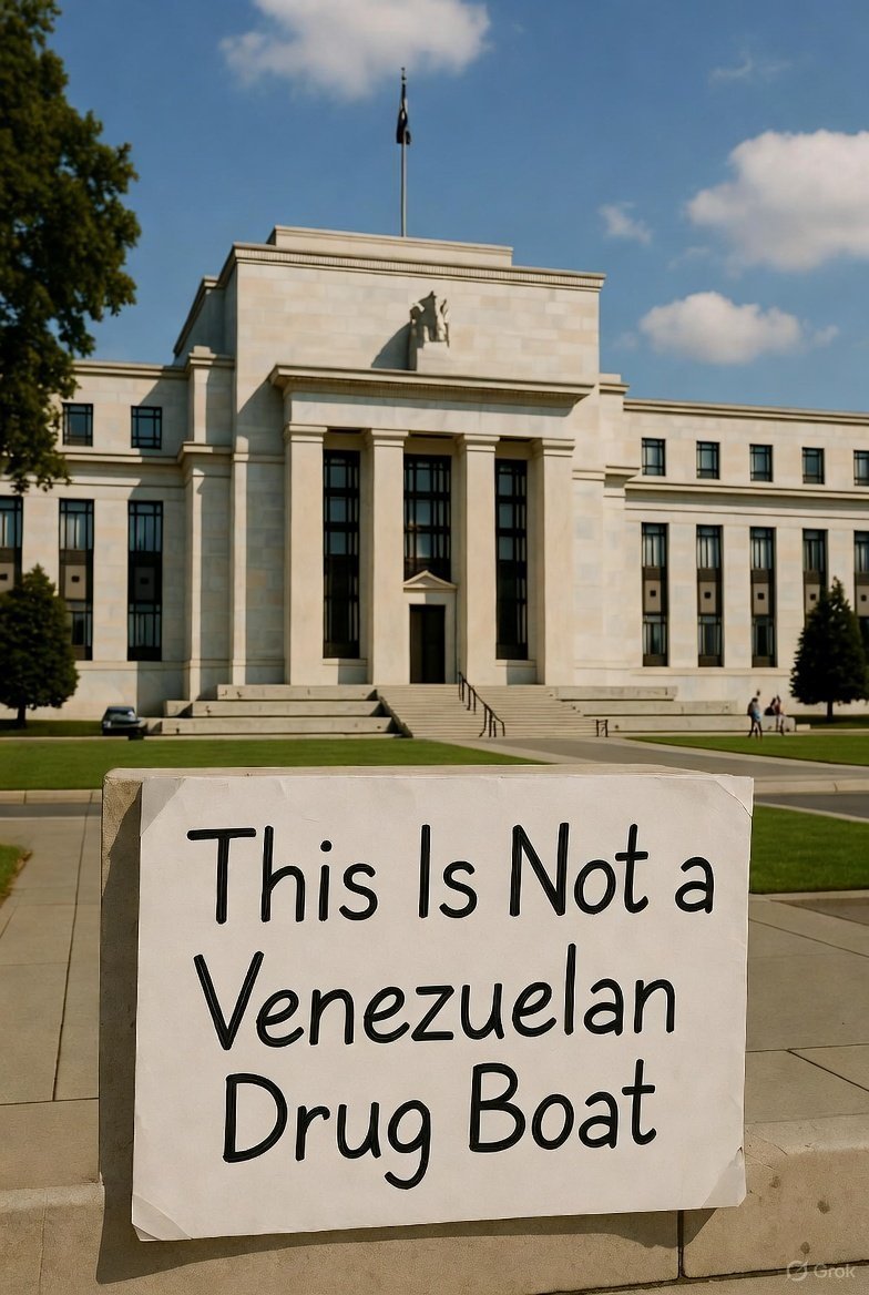 作为一项预防措施，美联储在他们的总部前放置了这个标识牌。海外新鲜事何天恩