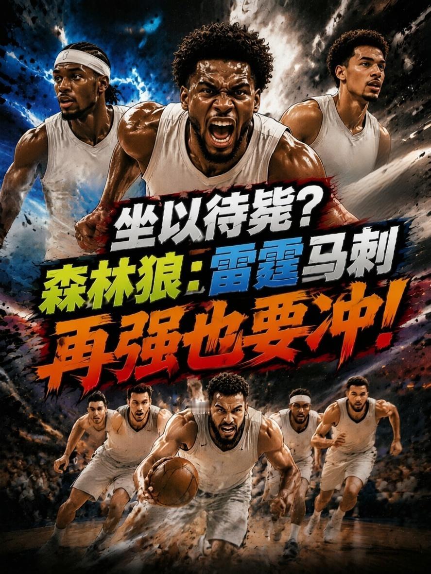 拒绝坐以待毙！即便雷霆与马刺这两支球队已经成为了西部的两座大山，但森林狼依旧不会