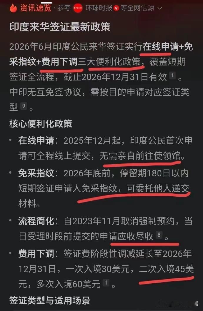 难怪现在国内大城市印度人越来越多，原来印度来华签证这么方便，指纹都不用采集……印