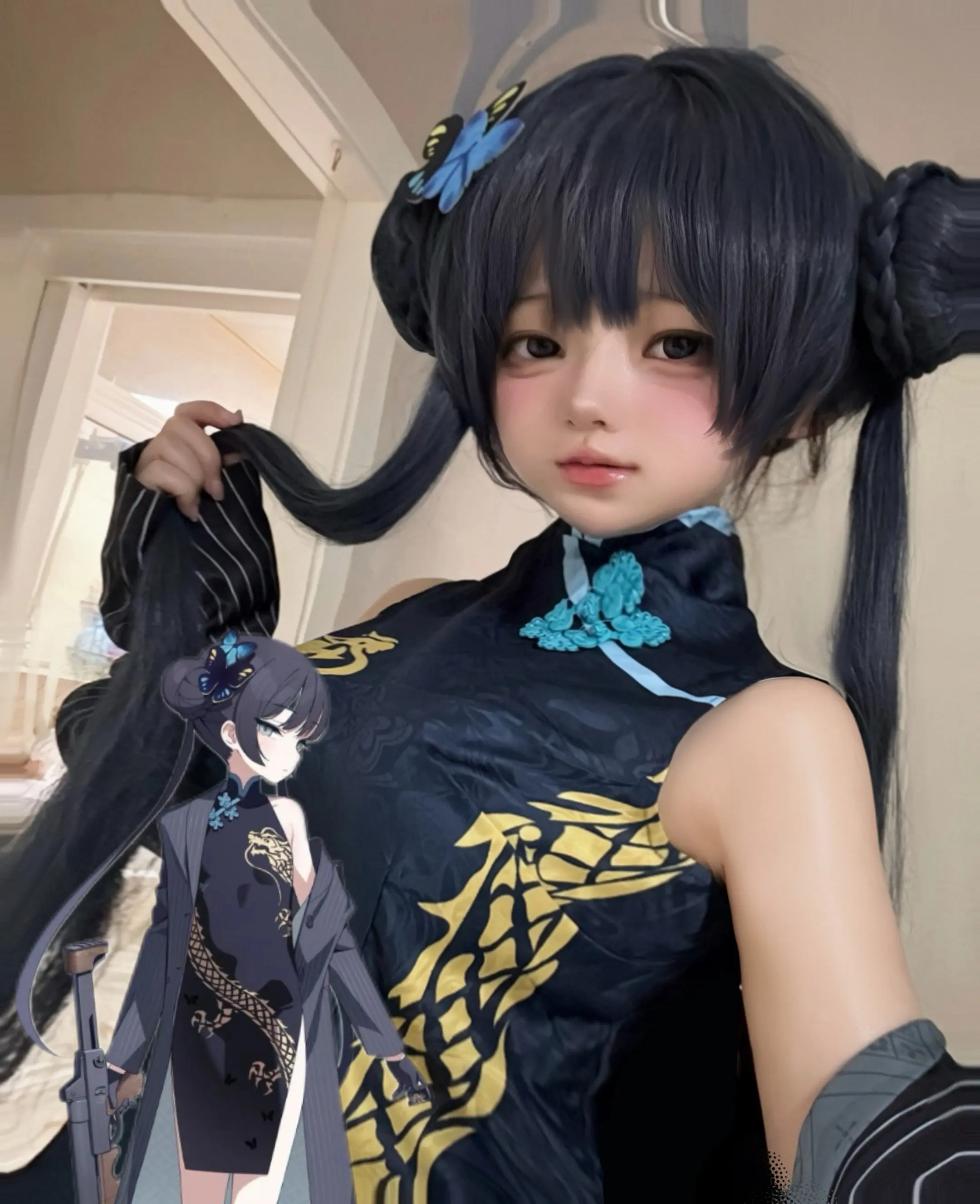妃咲 蔚蓝档案 cos