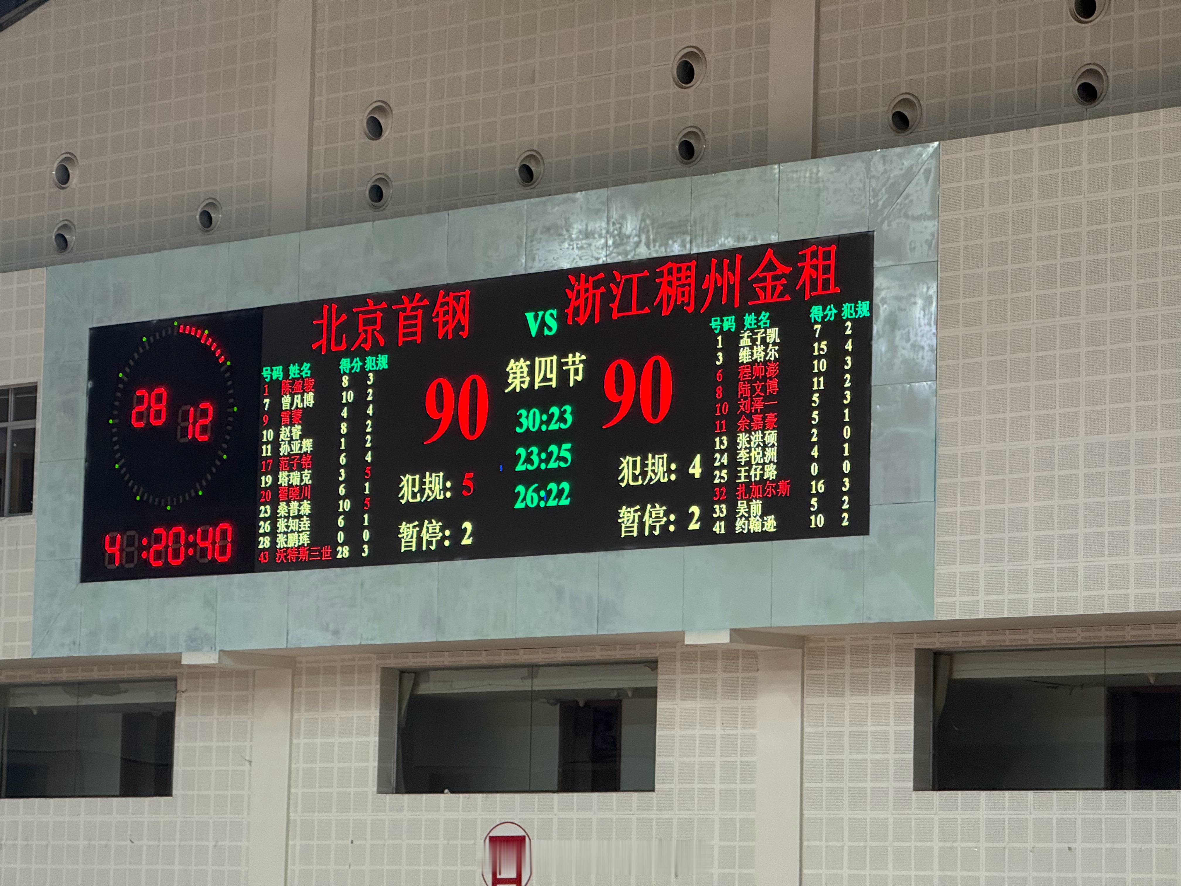 这比赛是季后赛级别的[并不简单]cba季前赛 ​​​