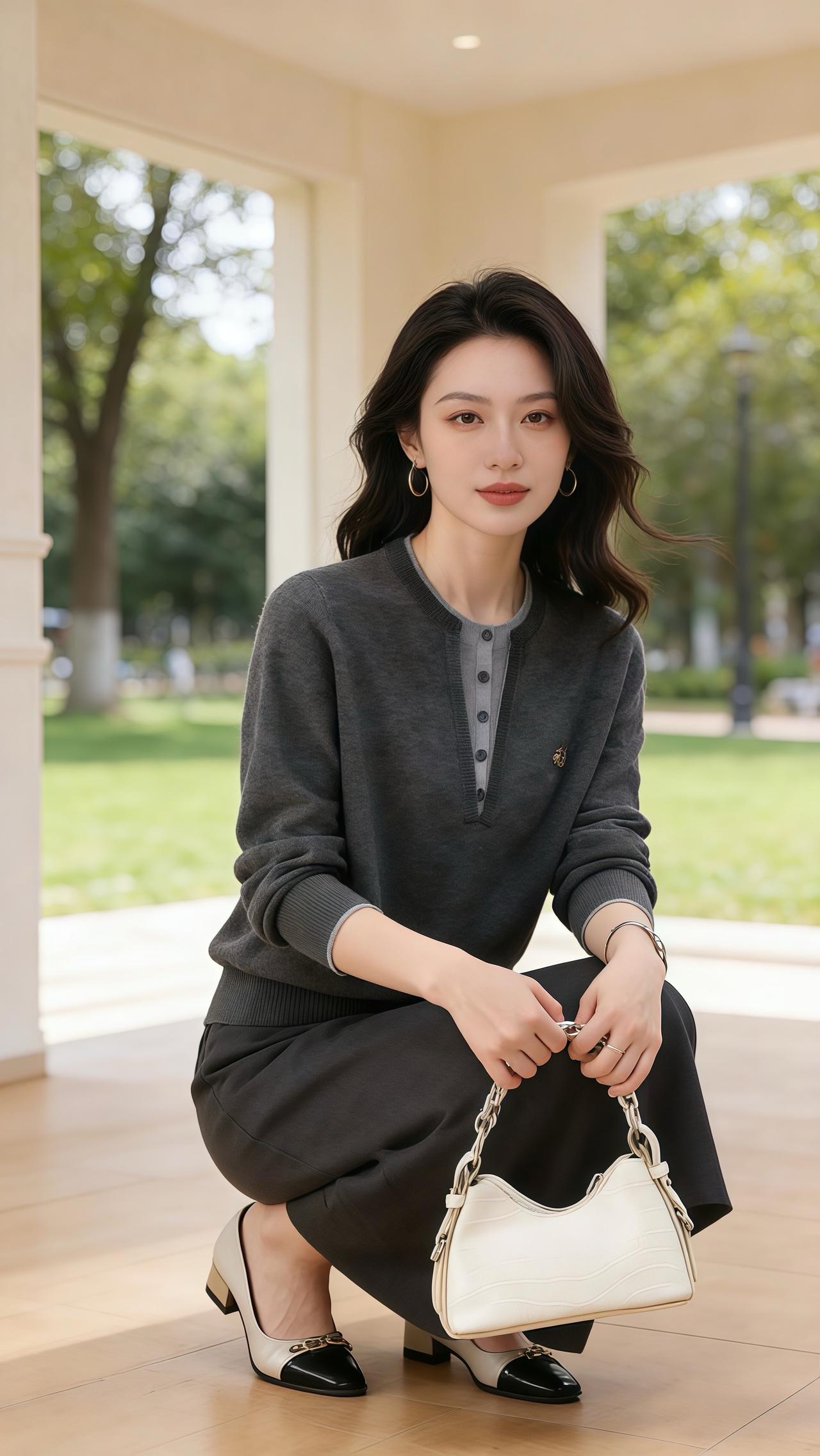 随性穿搭 穿出你的chic风 知性优雅穿搭 无龄感穿搭 穿着得体是一种生活态度