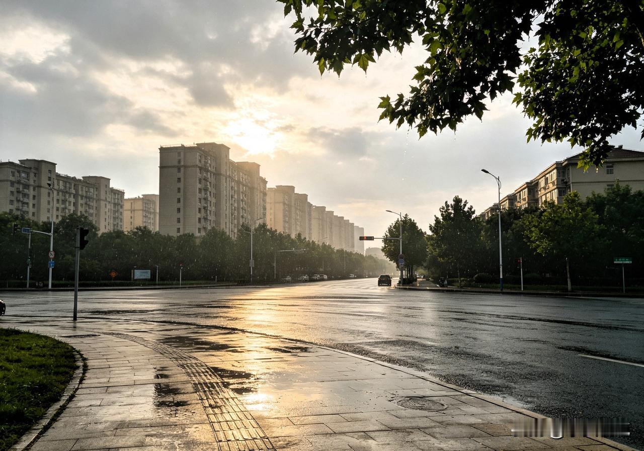我的今日状态：😁轻松愉快
我这里的天气：☀️雨

一场急雨，读懂生活的来去从容