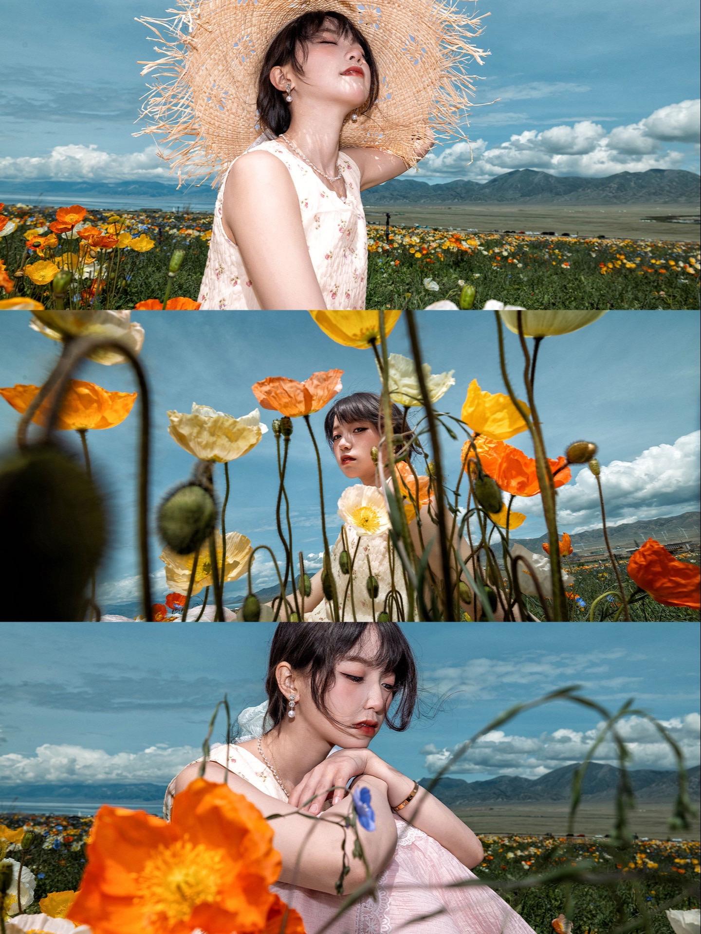 拍到了赛里木湖花期最长的花海。这片虞美人位于赛里木湖老东门 在赛里木湖...