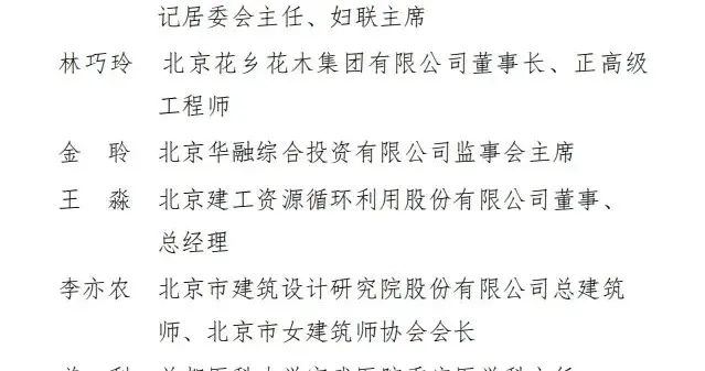 北京这些个人、集体拟获全国三八红旗手（集体）表彰