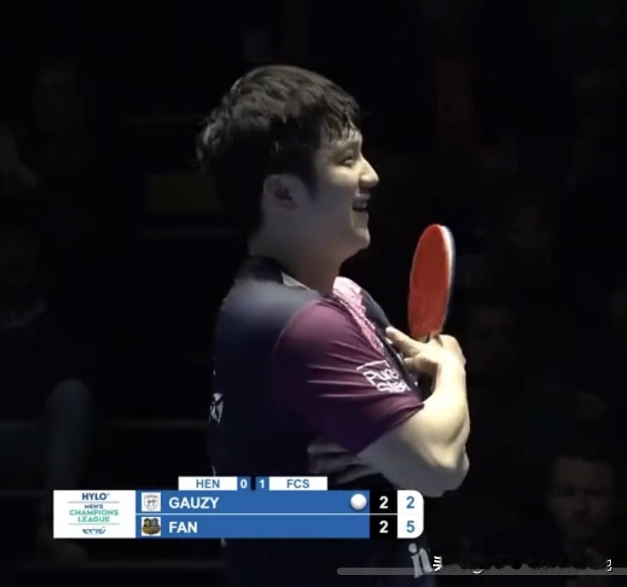 樊振东再现姆巴佩同款庆祝东东只要打高兴了，都会做这个动作致敬一下姆总哈哈，在国外