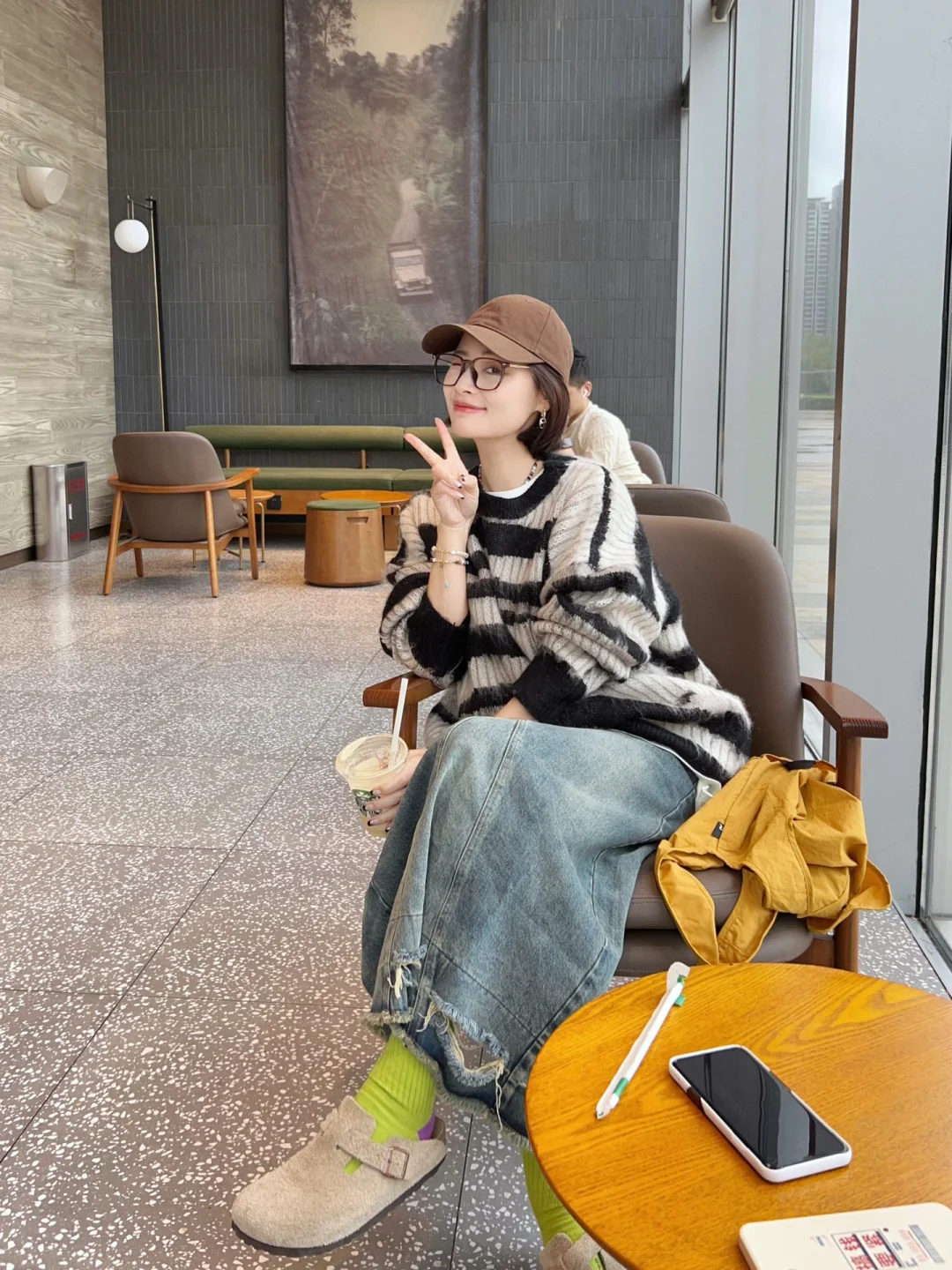 毛衣牛仔裙🦓是初秋的氛围感
