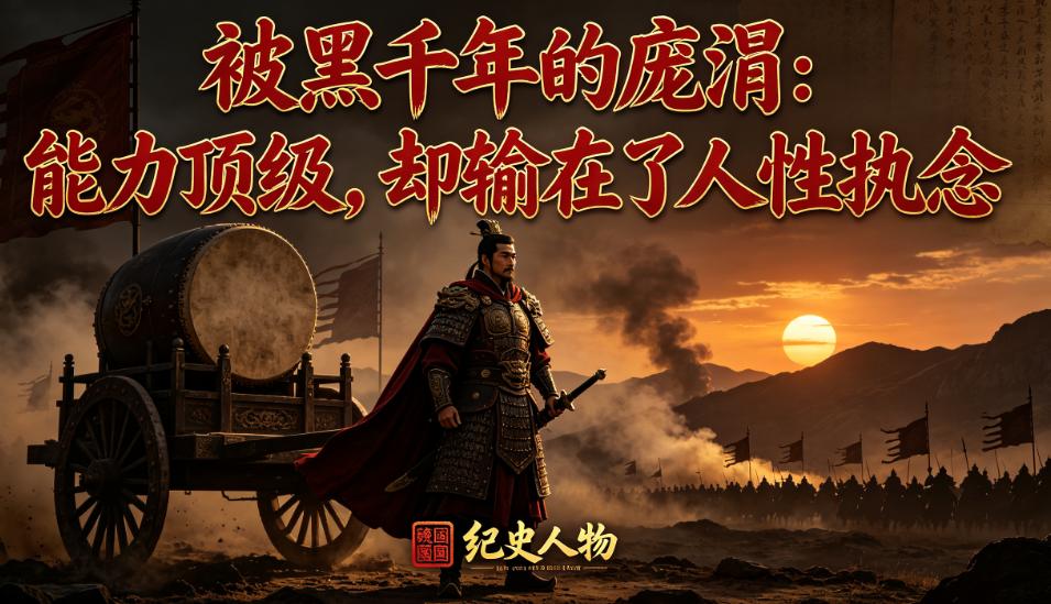 说起庞涓，很多人第一反应就是：
他是个嫉妒心极强的坏人，害了同门孙膑，最后兵败自